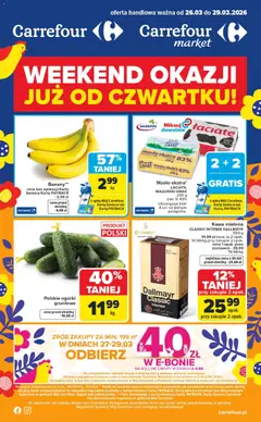 Pogląd oferty "Carrefour gazetka - Weekend okazji" - ważna od 26.03.2026