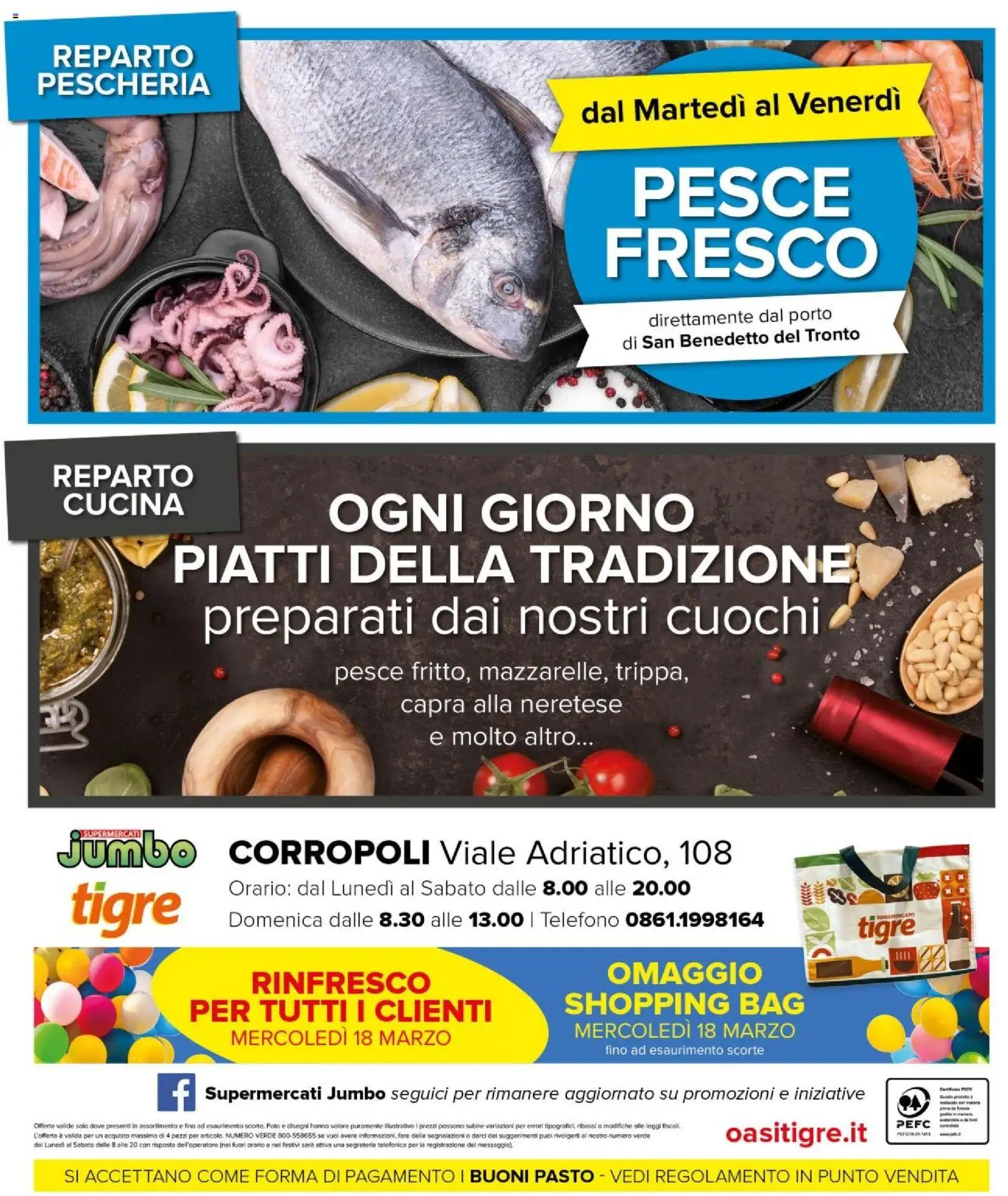 Volantino Tigre del 18.03.2026 | Pagina: 16 | Prodotti: Pesce, Telefono