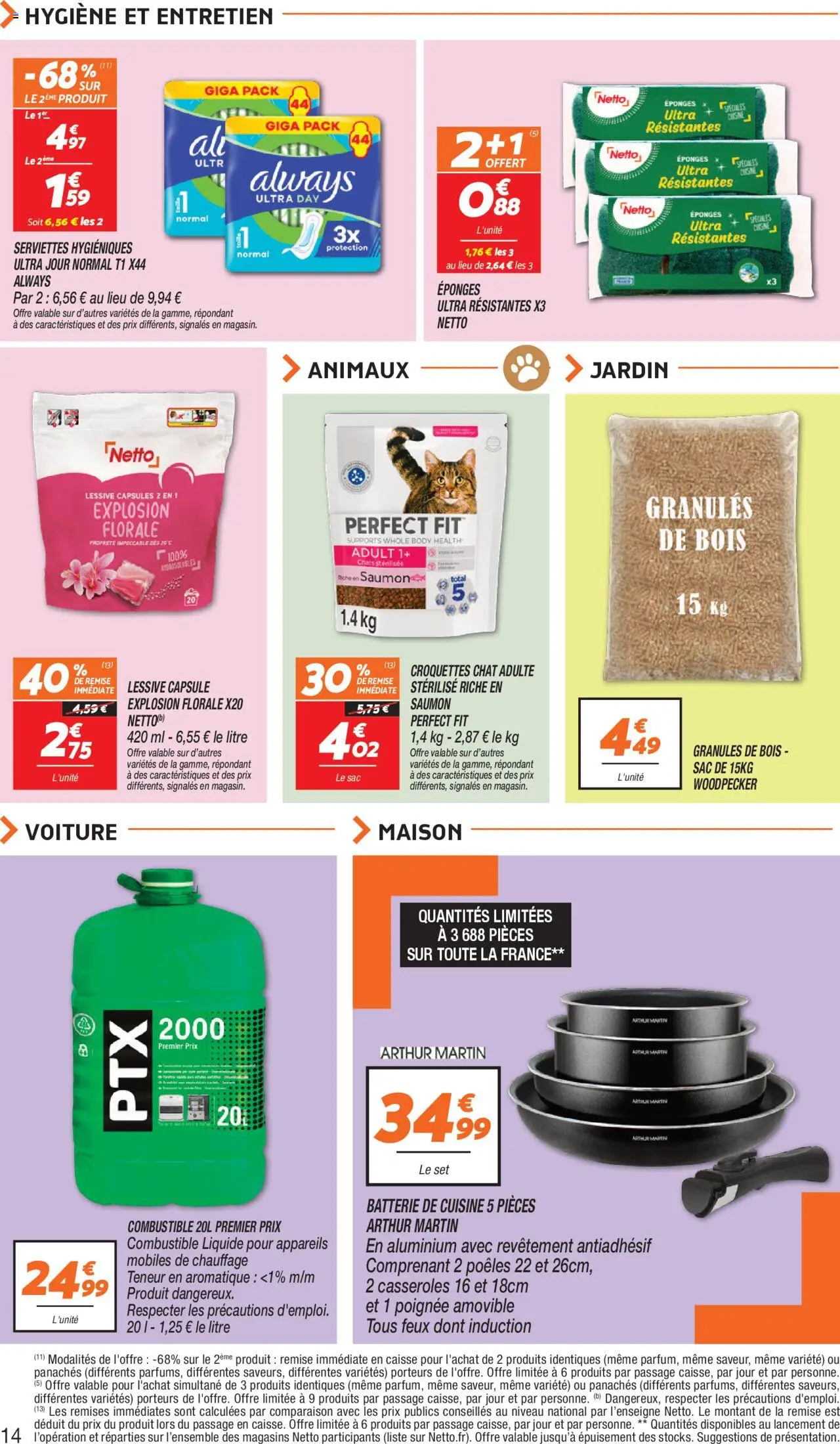  | Page: 14 | Produits: Combustible, Granules de bois, Lessive, Saumon