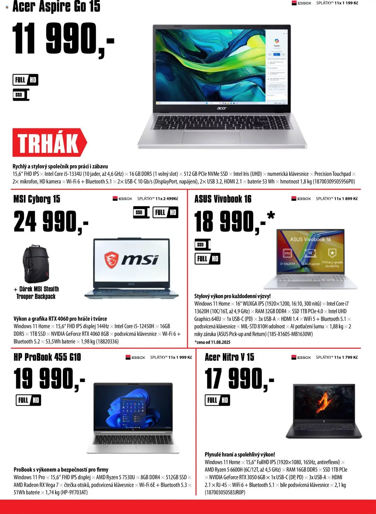 Comfor leták od 04.08.2025 | Strana: 2 | Produkty: Klávesnice, Kamera, USB, Baterie