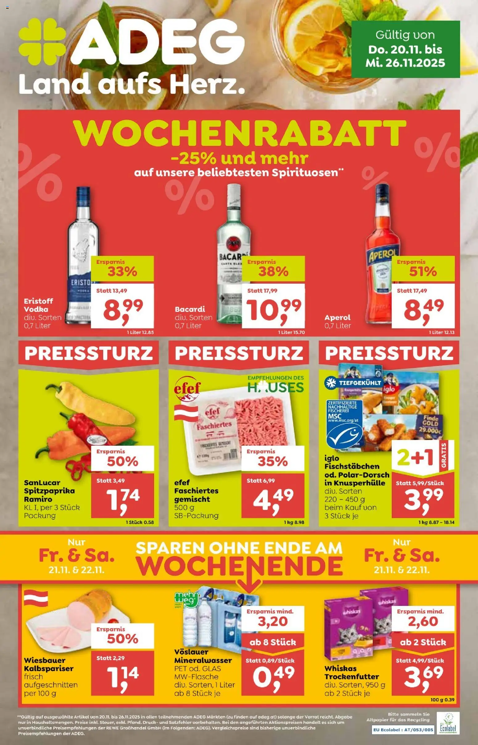 ADEG Vorarlberg gültig ab 20.11.2025 | Seite: 1