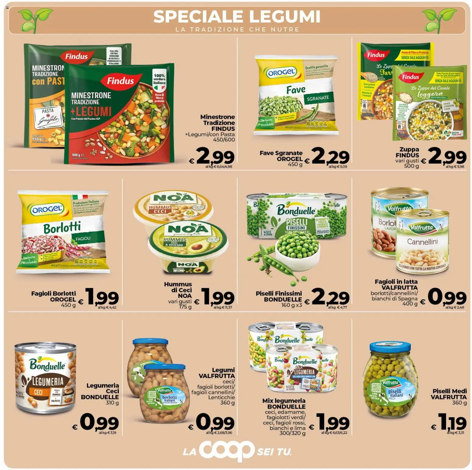 Volantino COOP del 24.02.2026 | Pagina: 12 | Prodotti: Minestrone, Legumi, Formaggio, Cavolfiore