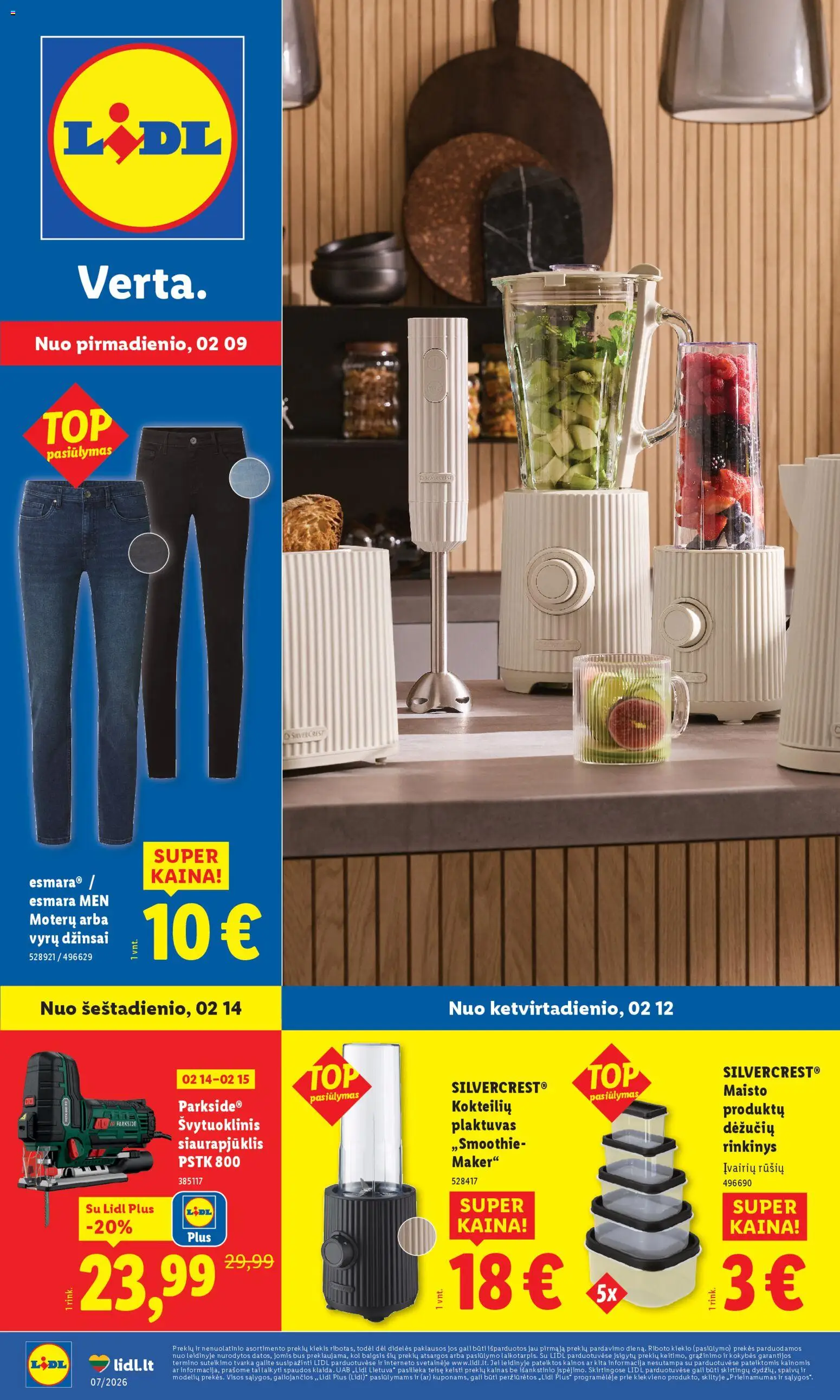 LIDL akcijos nuo 09.02.2026 | Puslapis: 1