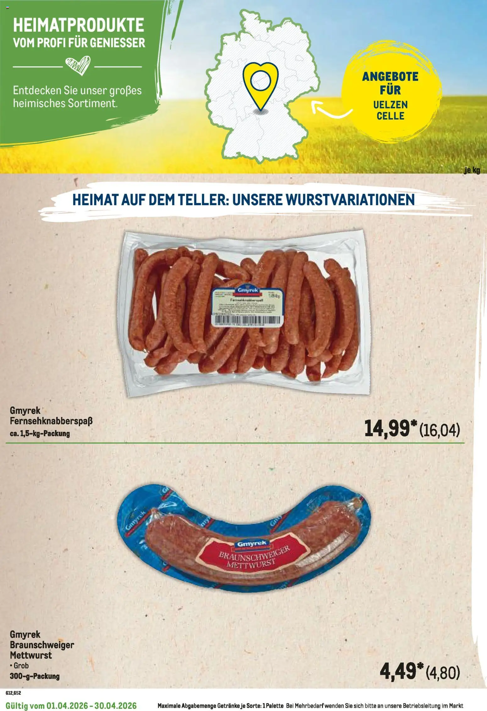 Metro Regionaler Flyer – gültig ab 01.04.2026 | Seite: 28