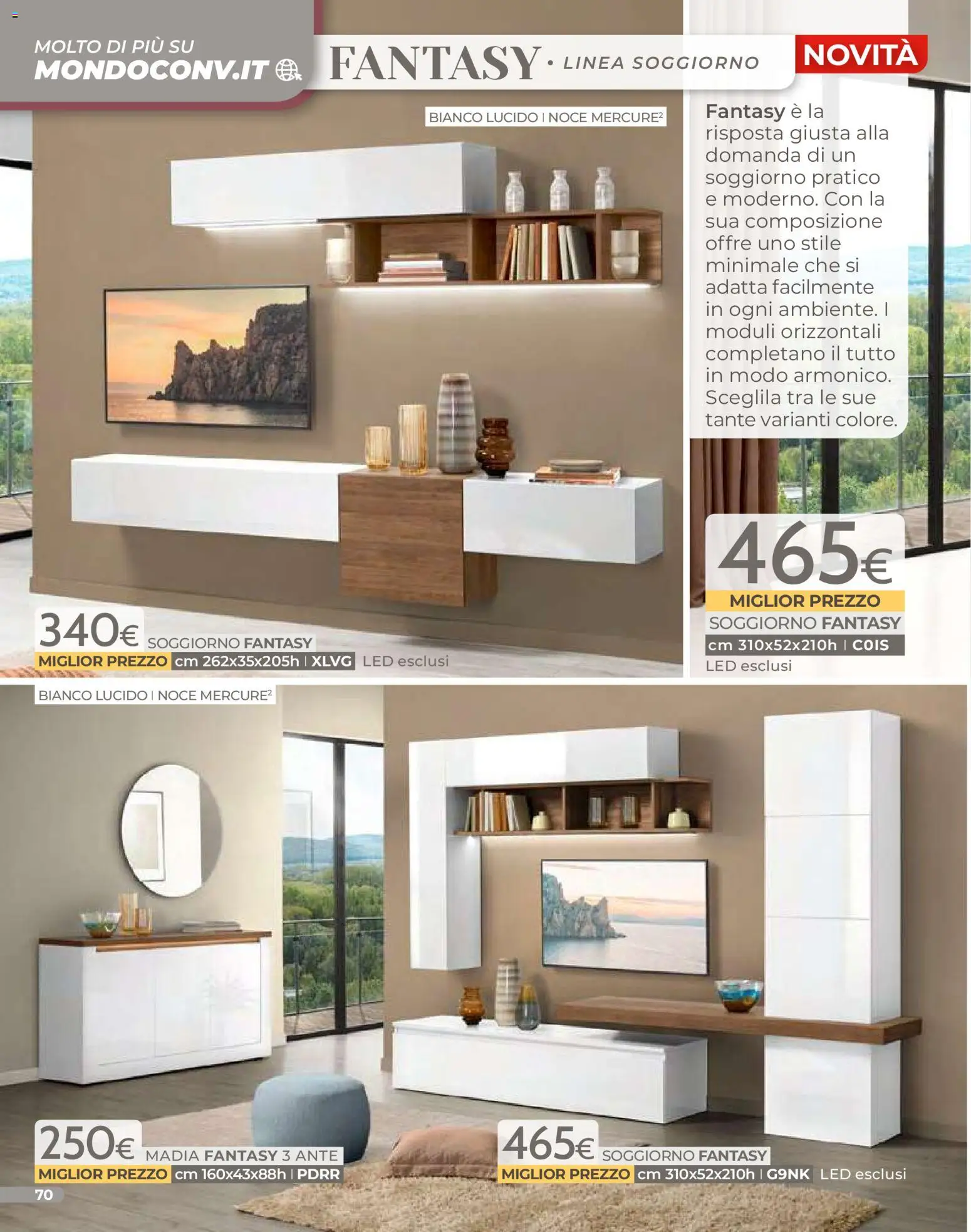 Volantino Mondo Convenienza del 01.01.2026 | Pagina: 72