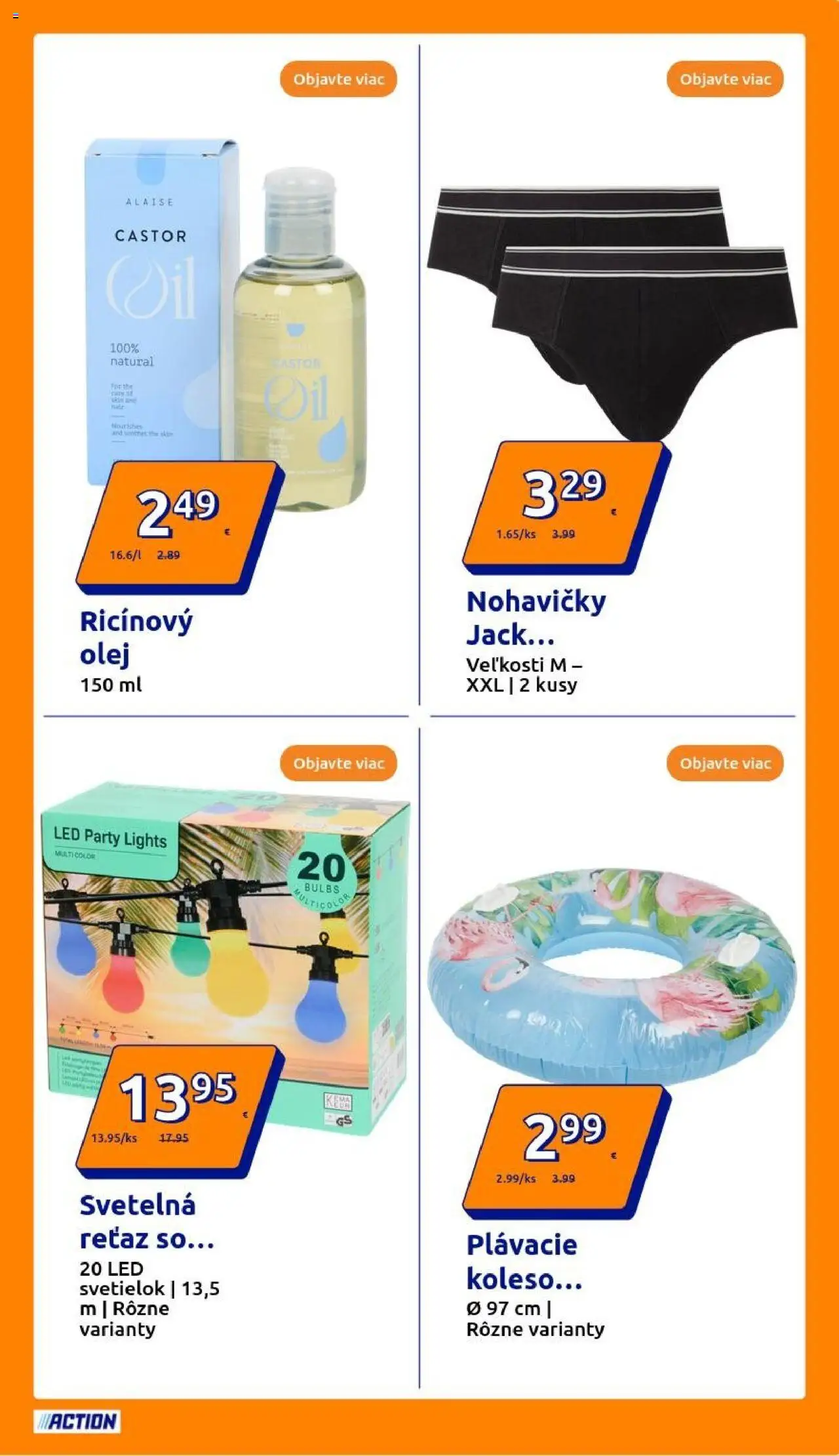 Action leták │ platný od 23.07.2025 | Strana: 25 | Produkty: Olej, Led, Nohavičky