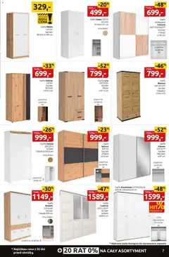 Pogląd oferty "Black Red White Black Friday" - ważna od 17.11.2025 | Strona: 7 | Produkty: Szafa