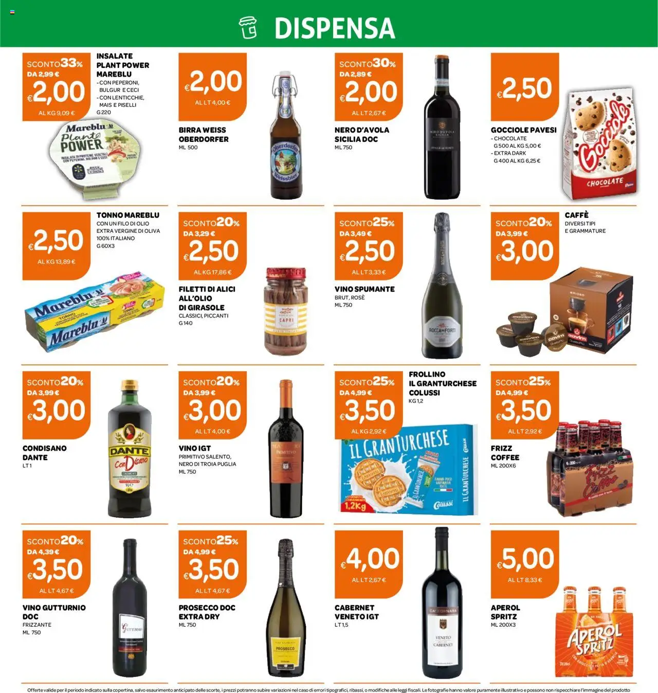 Volantino Ekom del 26.08.2025 | Pagina: 4 | Prodotti: Birra, Spumante, Mais, Bulgur