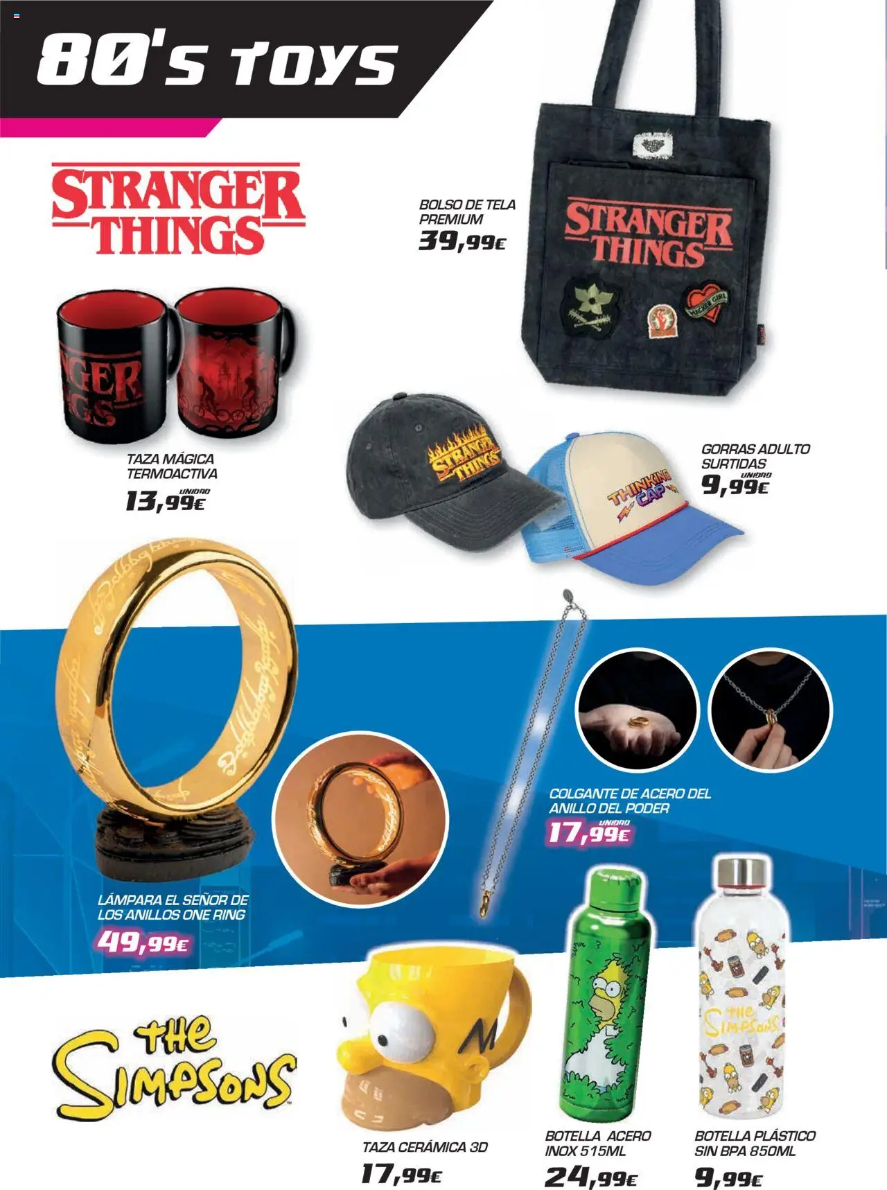 Toy Planet Catálogo de Geek Fan │ válido desde el 01.07.2025 | Página: 46 | Productos: Anillos, Bolso, Lámpara