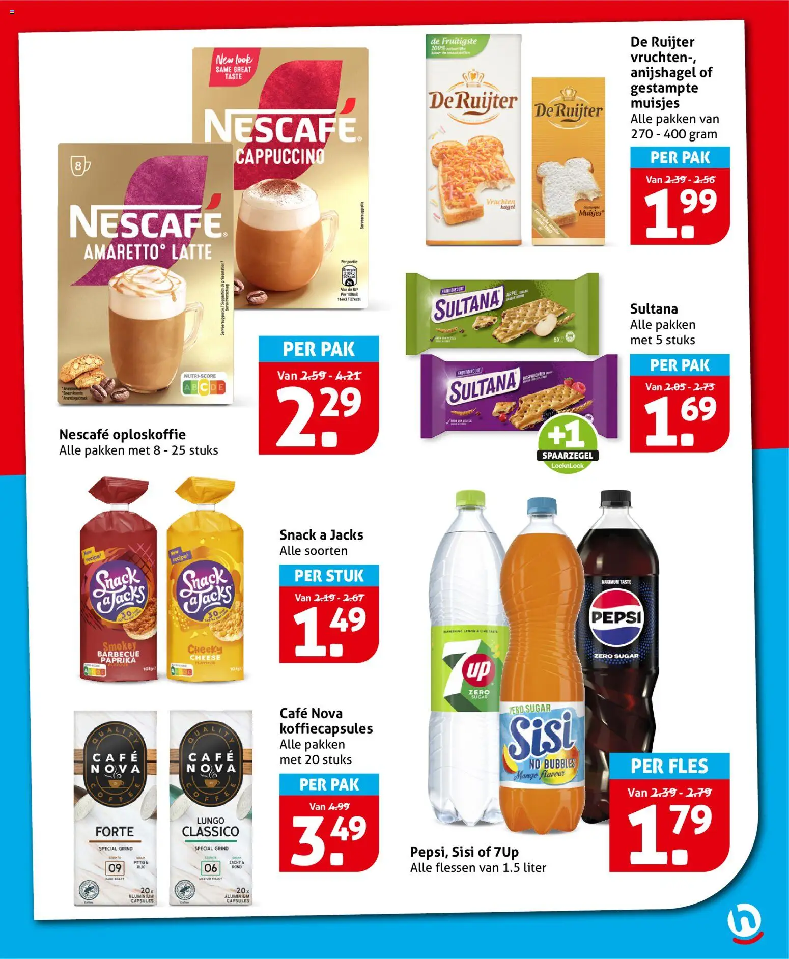 {H1} | Pagina: 15 | Producten: Fles, 7up, Mango, Appel