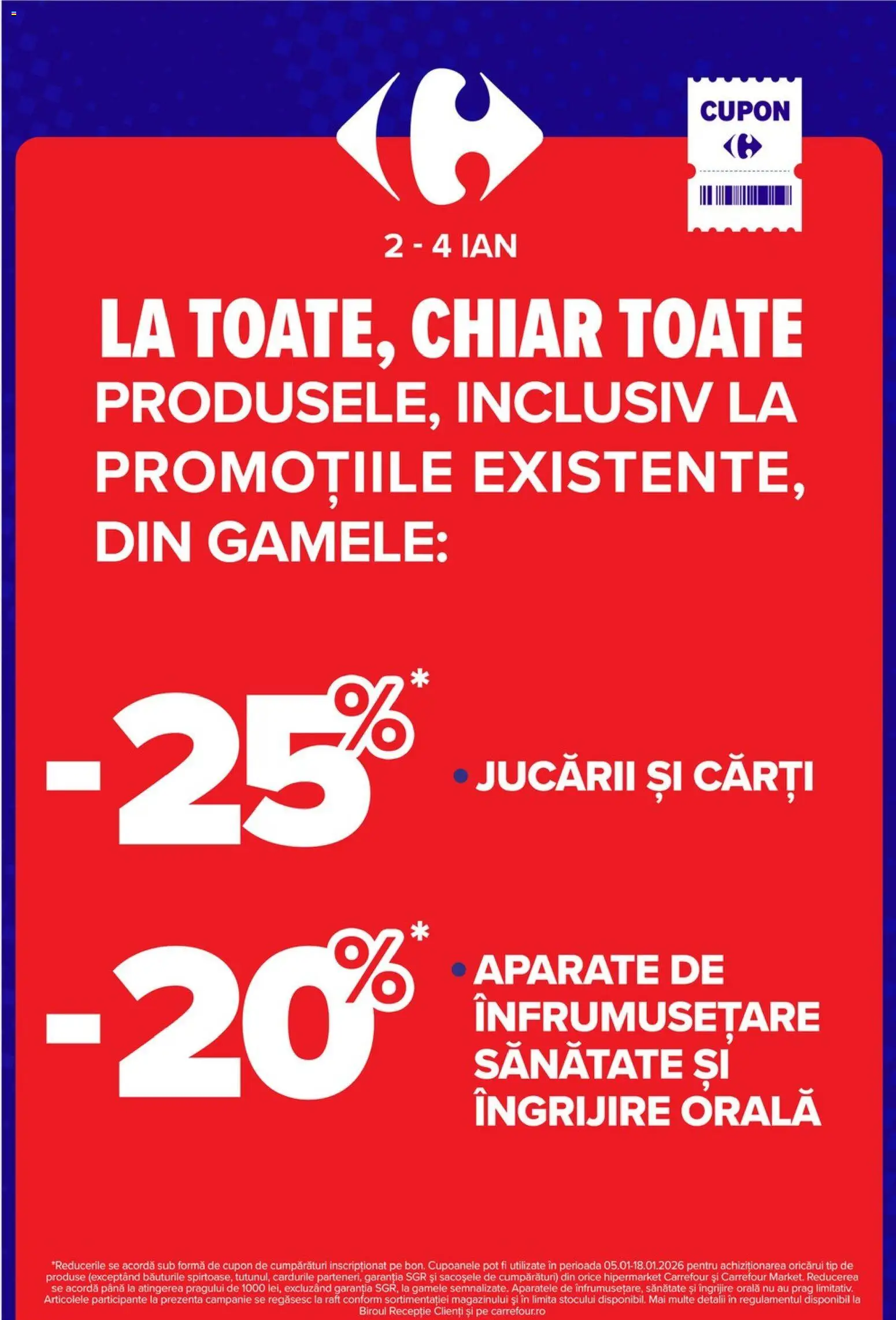 Noul catalog Carrefour – valabil de la 27.12.2025 | Pagină: 3 | Produse: Raft, Cărți