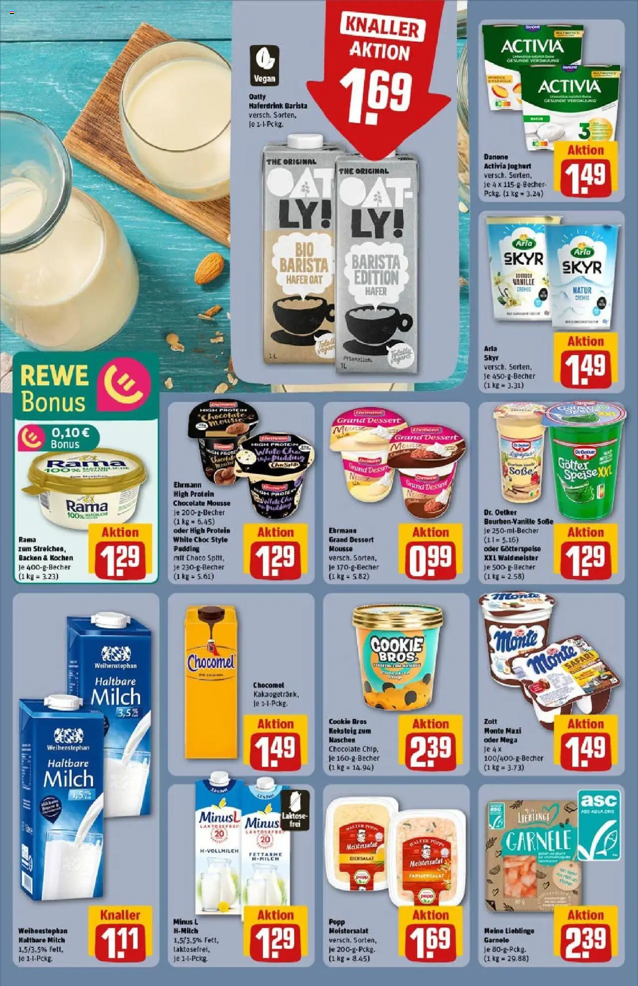 Rewe prospekt Euskirchen	 - gültig ab dem 20.07.2025 | Seite: 14 | Produkte: Rama, Haltbare milch, Pudding, Chocomel
