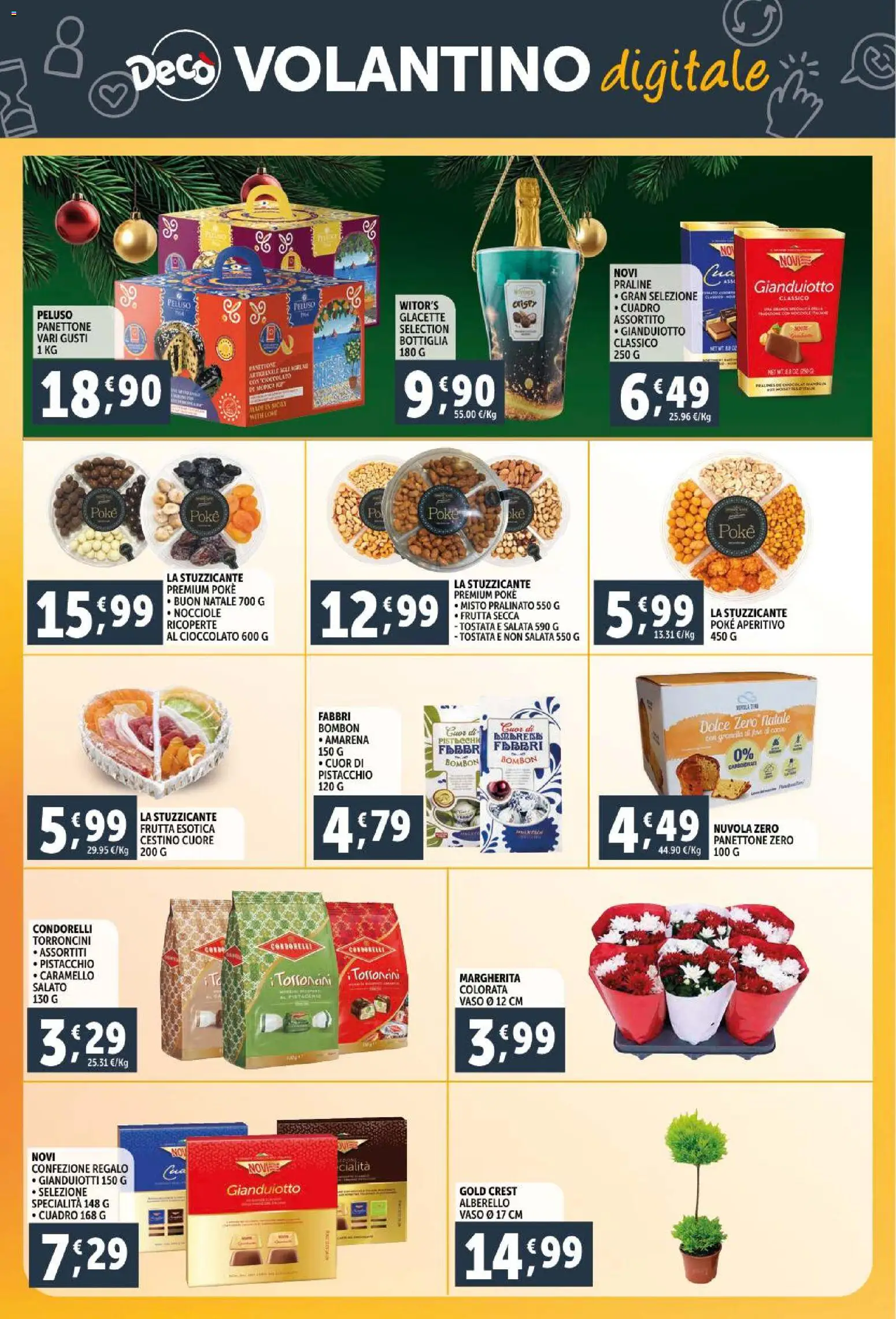 Volantino Decò del 15.12.2025 | Pagina: 30 | Prodotti: Nocciole, Pistacchi, Torroncini, Amarena