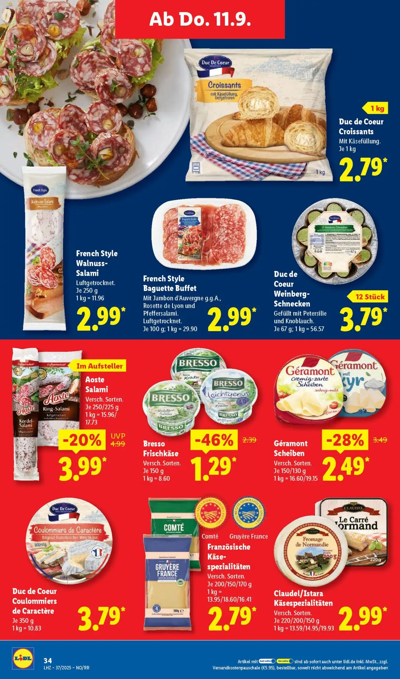 Lidl - Prospekt Bestwig – gültig ab 08.09.2025 | Seite: 46 | Produkte: Geramont, Baguette, Bresso, Petersilie