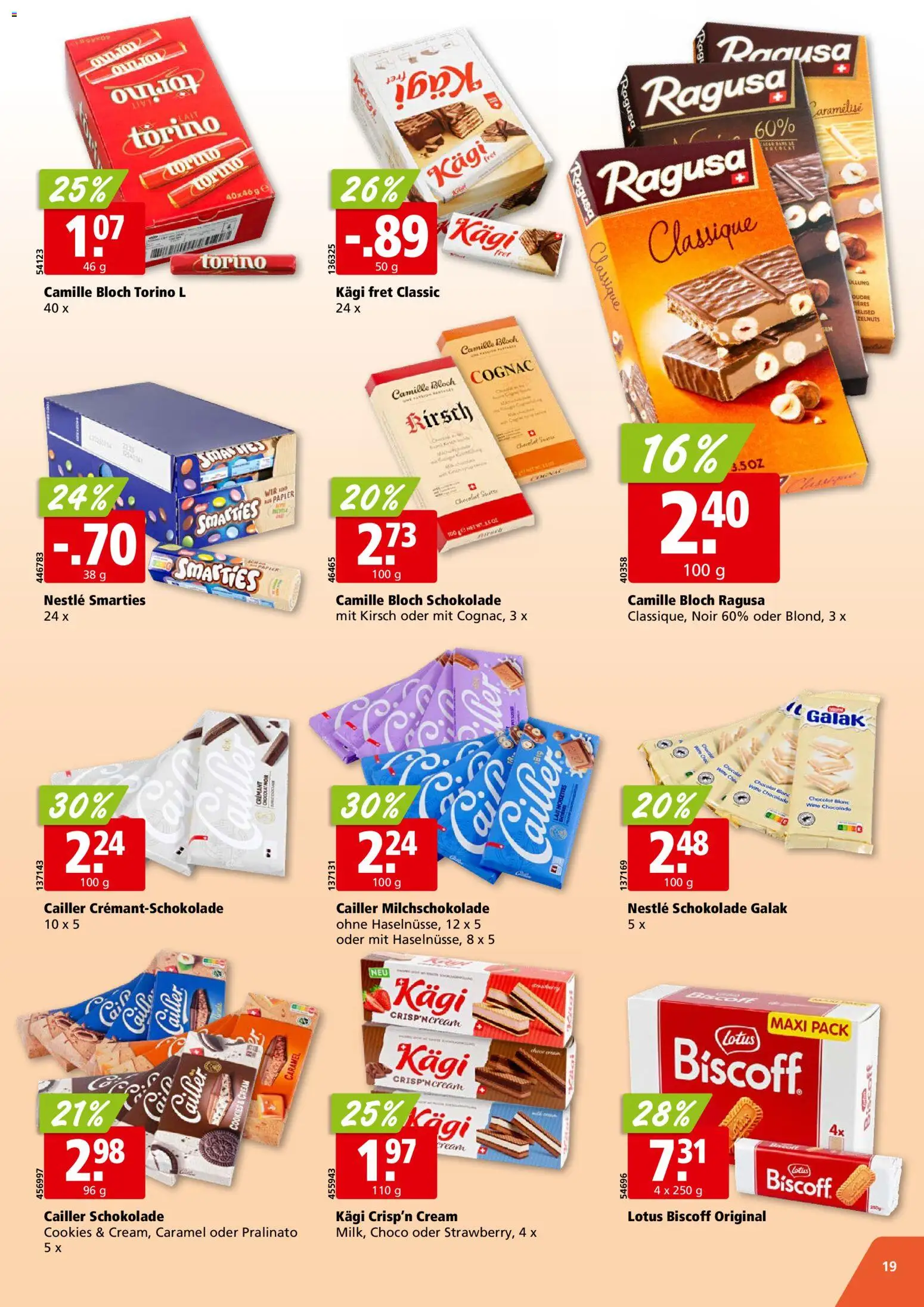 Aligro Aktionen – gültig ab 26.01.2026 | Seite: 19 | Produkte: Schokolade