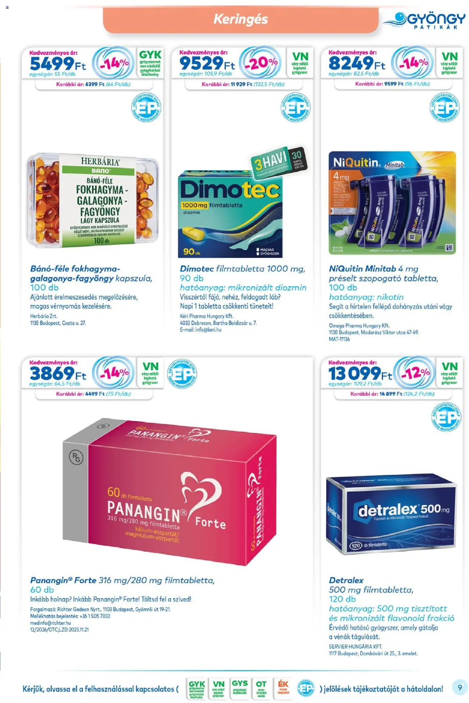 Gyöngy Patikák akciós ujság - amely érvényes a következő dátumtól: 01.02.2026 | Oldal: 9 | Termékek: Fokhagyma, Fellépő