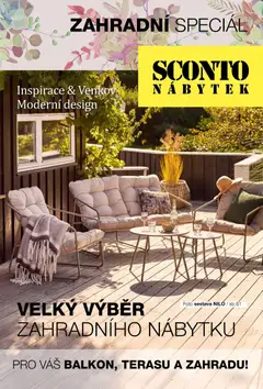 Náhled letáku Sconto nábytek katalog - Zahradní speciál od 01.01.2026