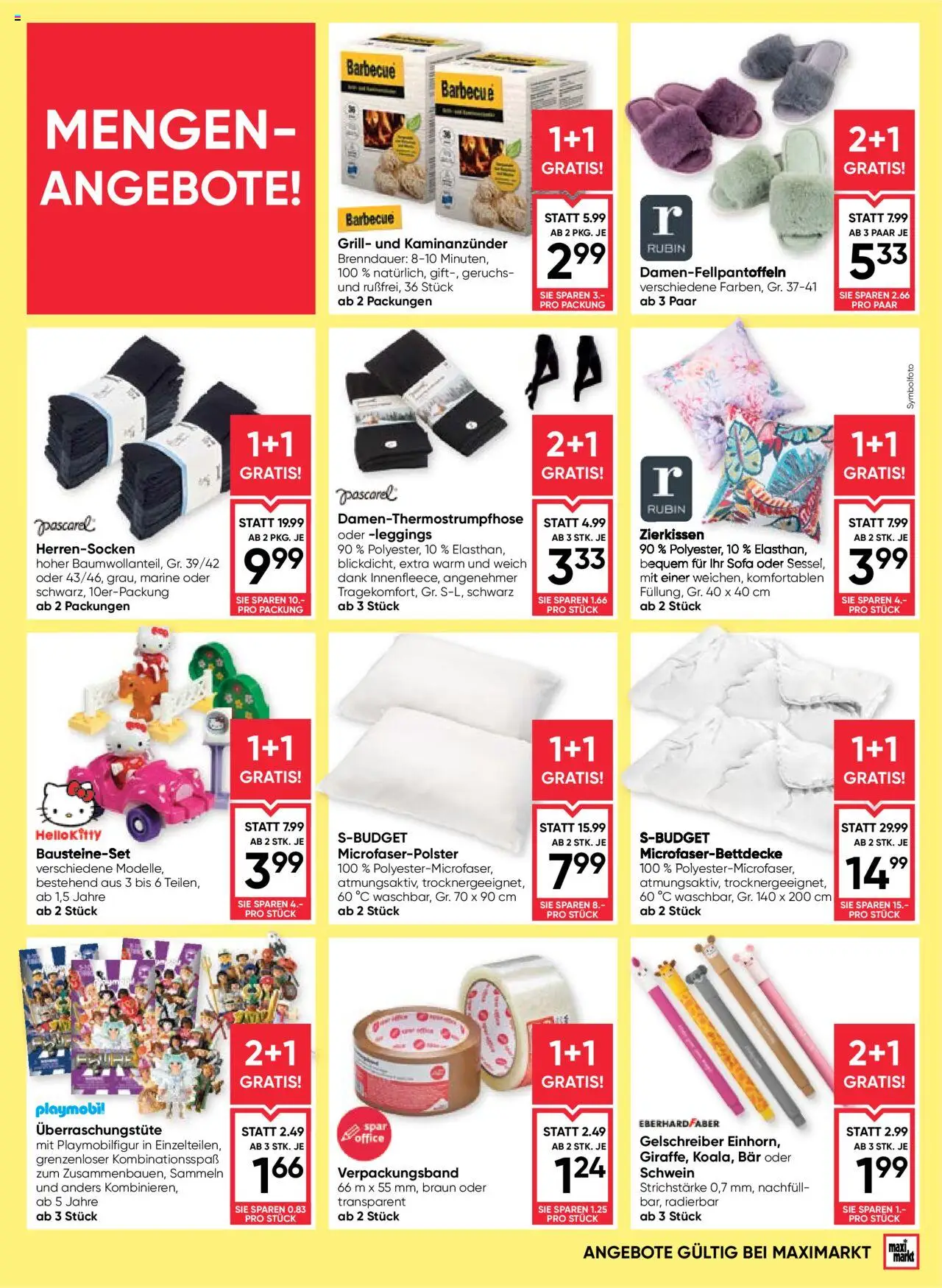 Maximarkt Flugblatt gültig ab 16.10.2025 | Seite: 19 | Produkte: Leggings, Grill, Sofa