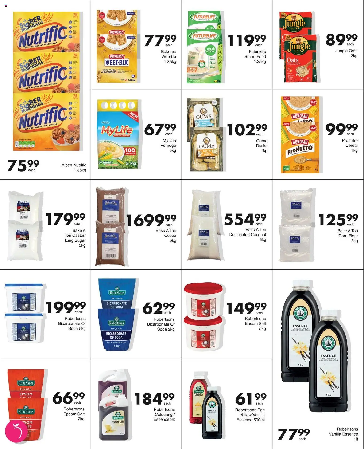 New Save catalogue – valid from 09.02.2026 | Page: 4 | Products: Corn, Biscuits, Rusks, Sugar