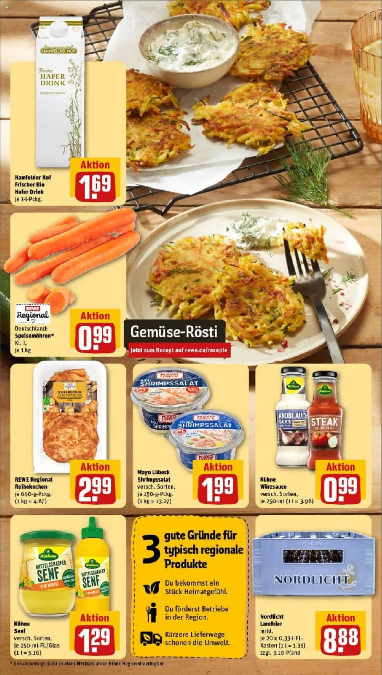 Rewe prospekt Braunschweig / Watenbüttel	 - gültig ab dem 13.07.2025 | Seite: 4 | Produkte: Knoblauch, Steak