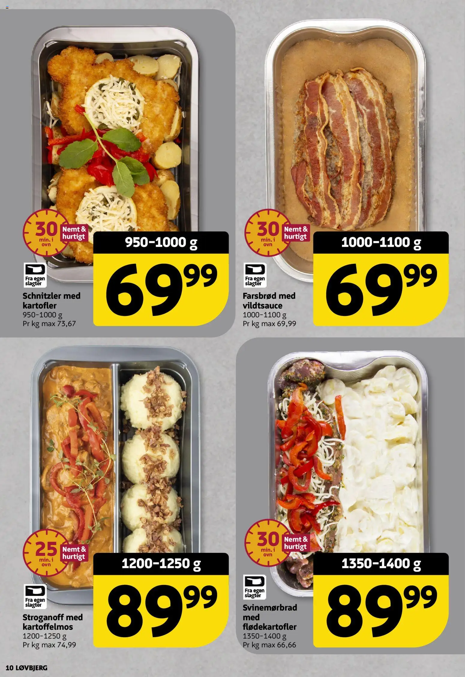 Løvbjerg tilbudsavis – gyldig fra 27.02.2026 | Side: 10 | Produkter: Kartofler, Schnitzler