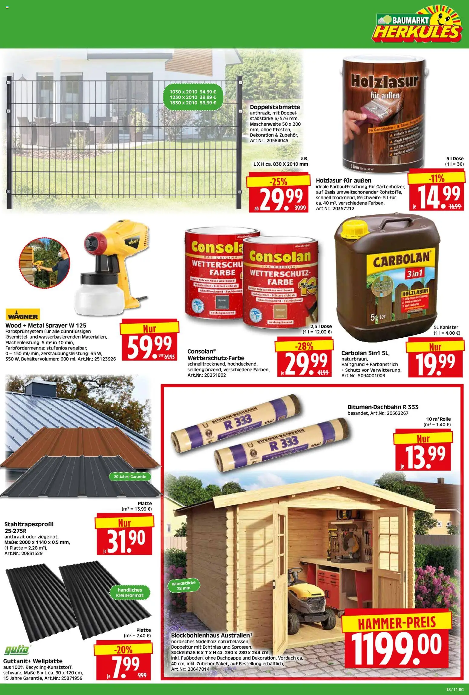 HERKULES Bau & Garten – gültig ab 27.04.2026 | Seite: 11