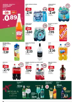 Anteprima del volantino Volantino bennet	 valido a partire dal 18.12.2025 | Pagina: 24 | Prodotti: Gin, Acqua naturale, Coca Cola, Aperitivo
