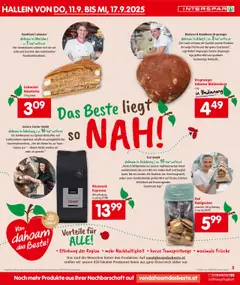 Interspar Flugblatt - Salzburg gültig ab 11.09.2025 | Seite: 3 | Produkte: Bäckerei