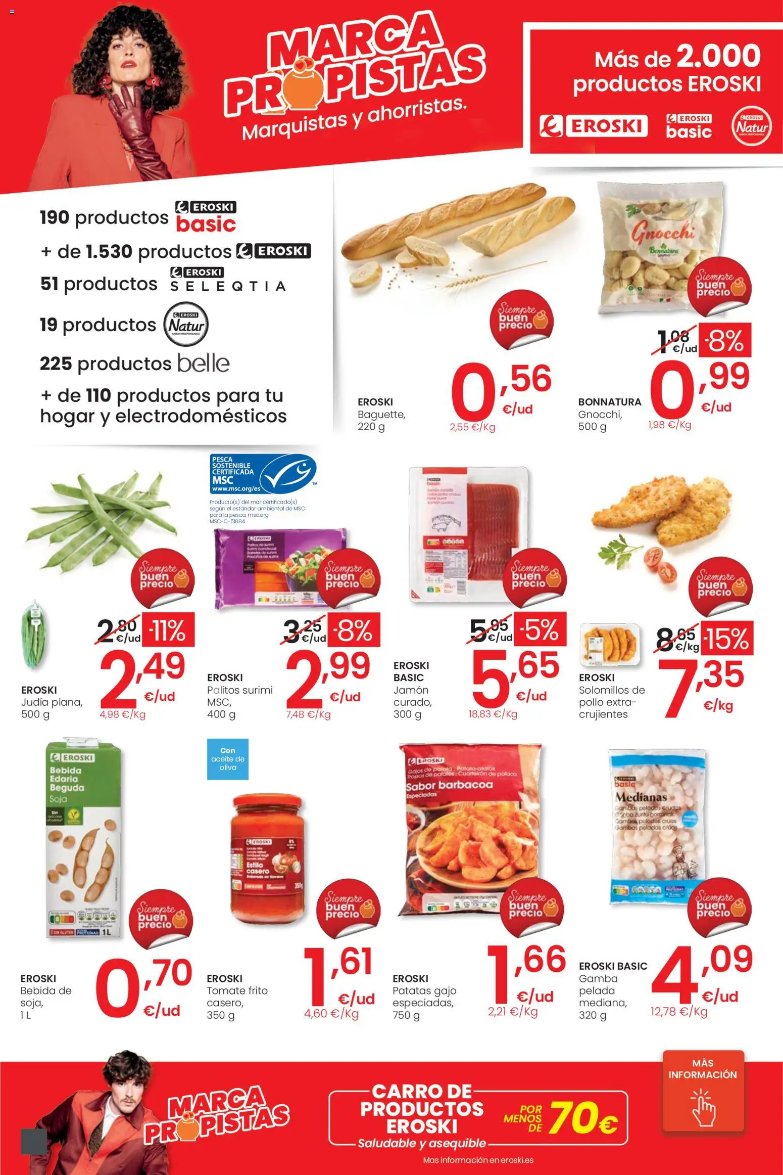 Eroski - City │ válido desde el 30.10.2025 | Página: 2 | Productos: Aceite, Jamón, Barbacoa, Gamba