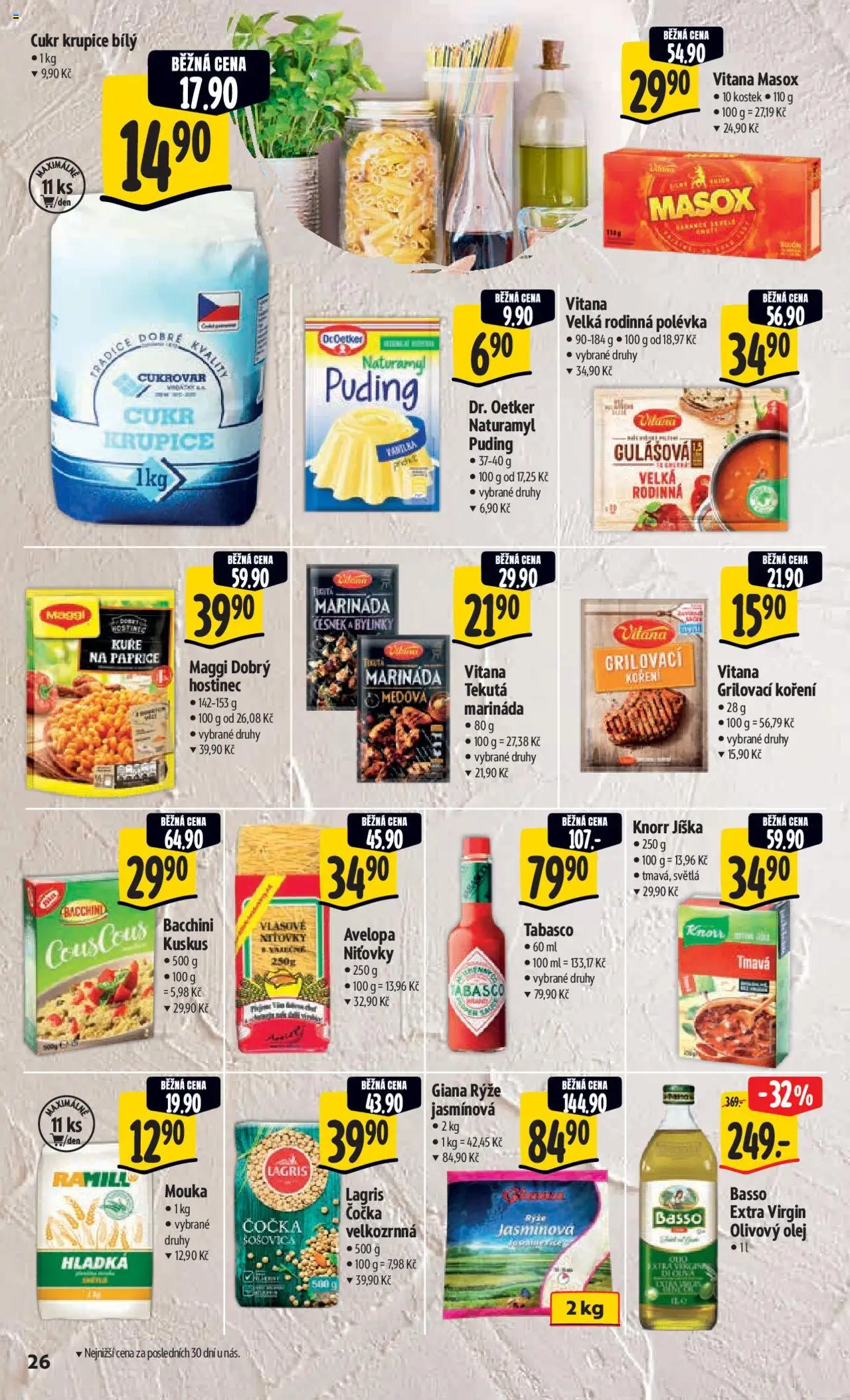 Albert leták - Hypermarket od 06.08.2025 | Strana: 33 | Produkty: Cukr krupice, Krupice, Rýži, Cukr