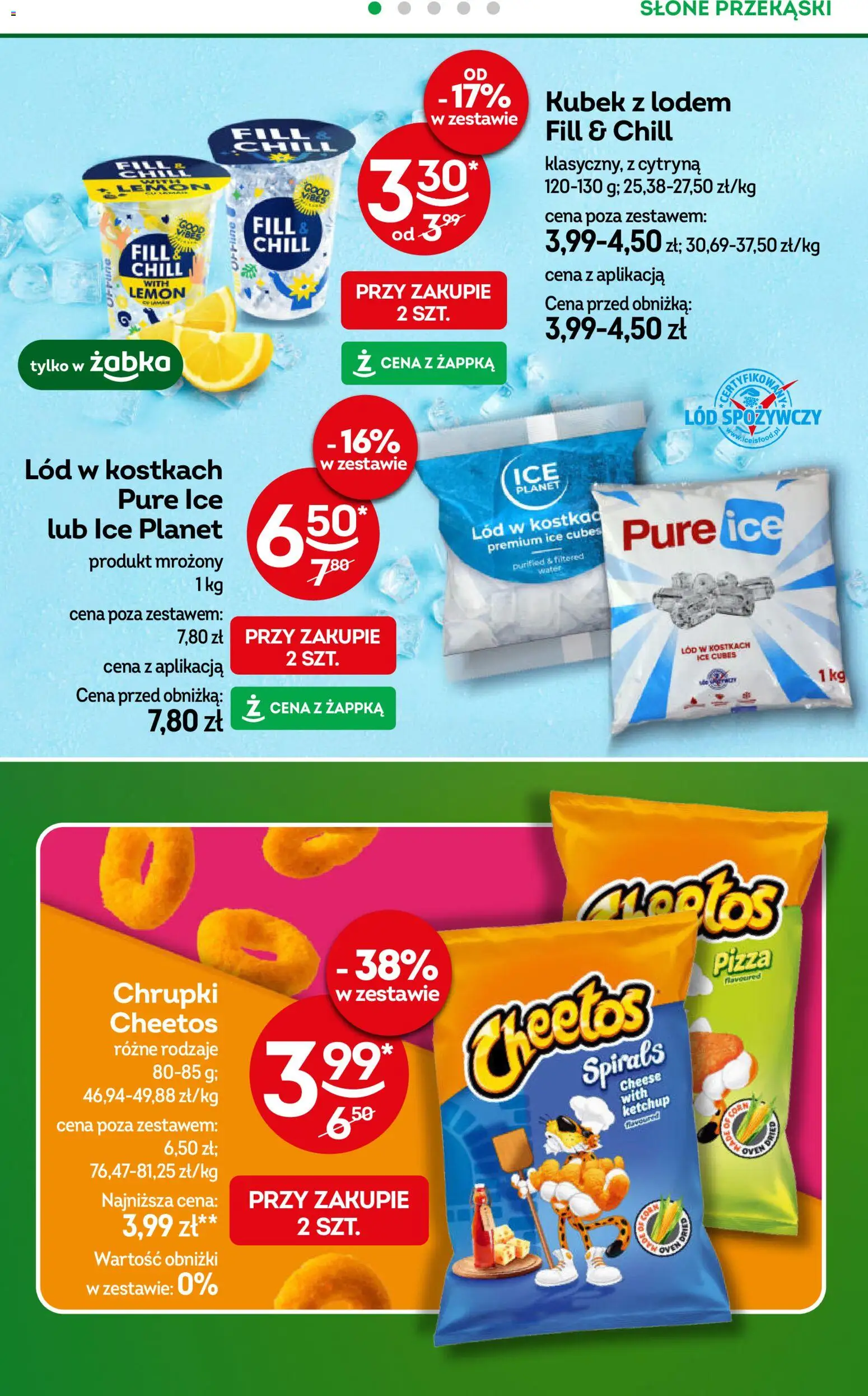 Żabka gazetka od 22.04.2026 | Strona: 26 | Produkty: Cytryna, Ketchup, Pizza, Lód w kostkach