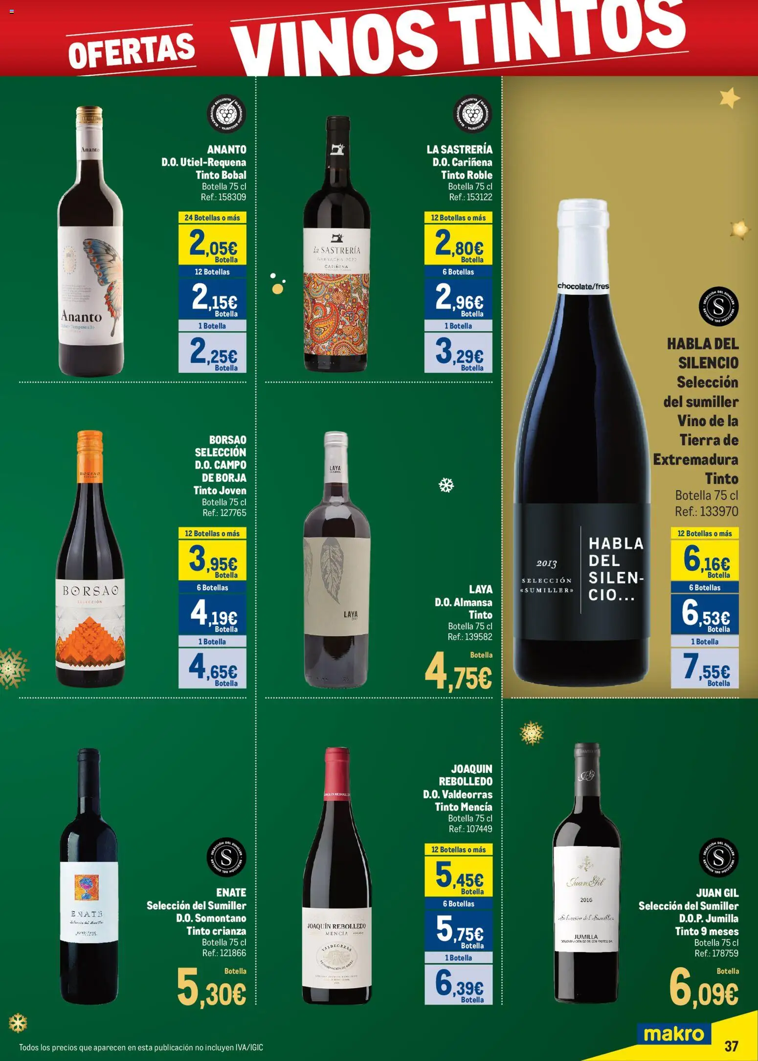 Makro - Precios Navidad Levante │ válido desde el 24.11.2025 | Página: 37 | Productos: Vino
