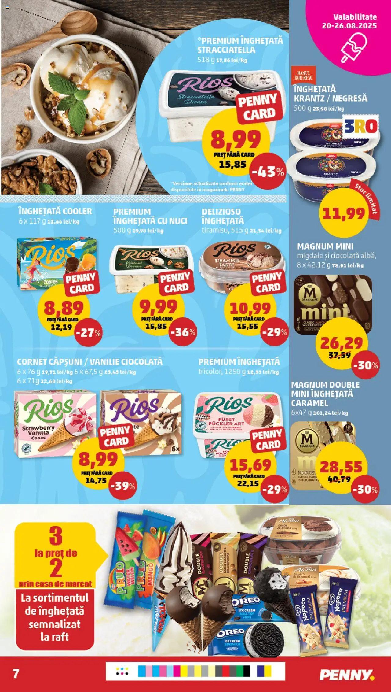 Catalog PENNY – valabil de la 20.08.2025 | Pagină: 7 | Produse: Top, Raft, Ciocolată, Nuci