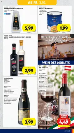 Hofer Flugblatt ab 03.10.2025 gültig | Seite: 11 | Produkte: Gemüse, Käse, Wein