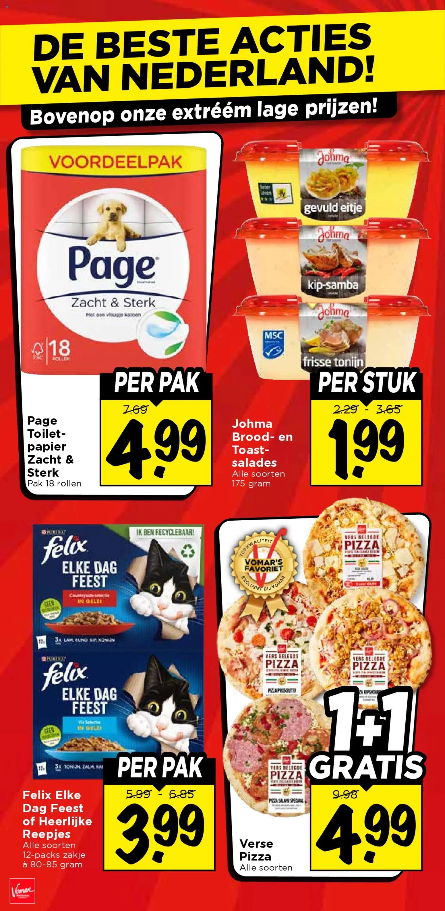{H1} | Pagina: 8 | Producten: Pizza, Salades, Papier, Toilet