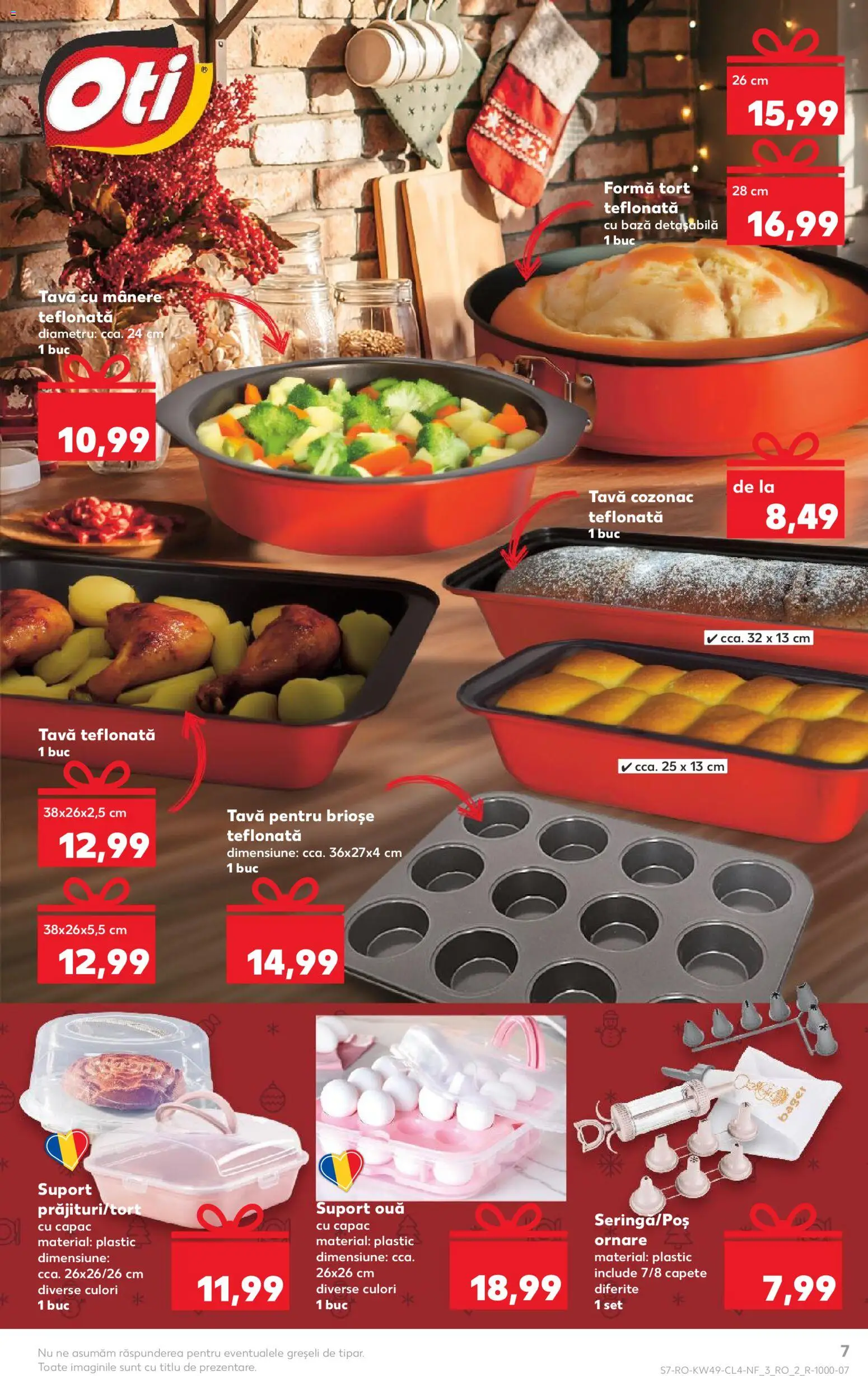 Noul catalog Kaufland – valabil de la 03.12.2025 | Pagină: 7 | Produse: Tort, Ouă