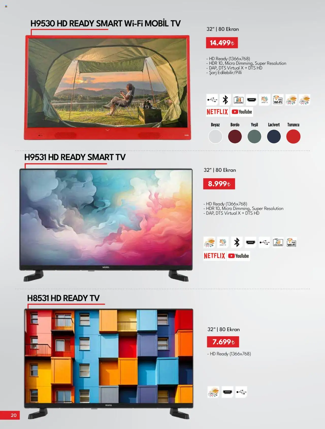 Vestel Elektronik  Fiyat Listes  - 22.05.2025 tarihinden itibaren geçerlidir | Sayfa: 20 | Ürünler: TV