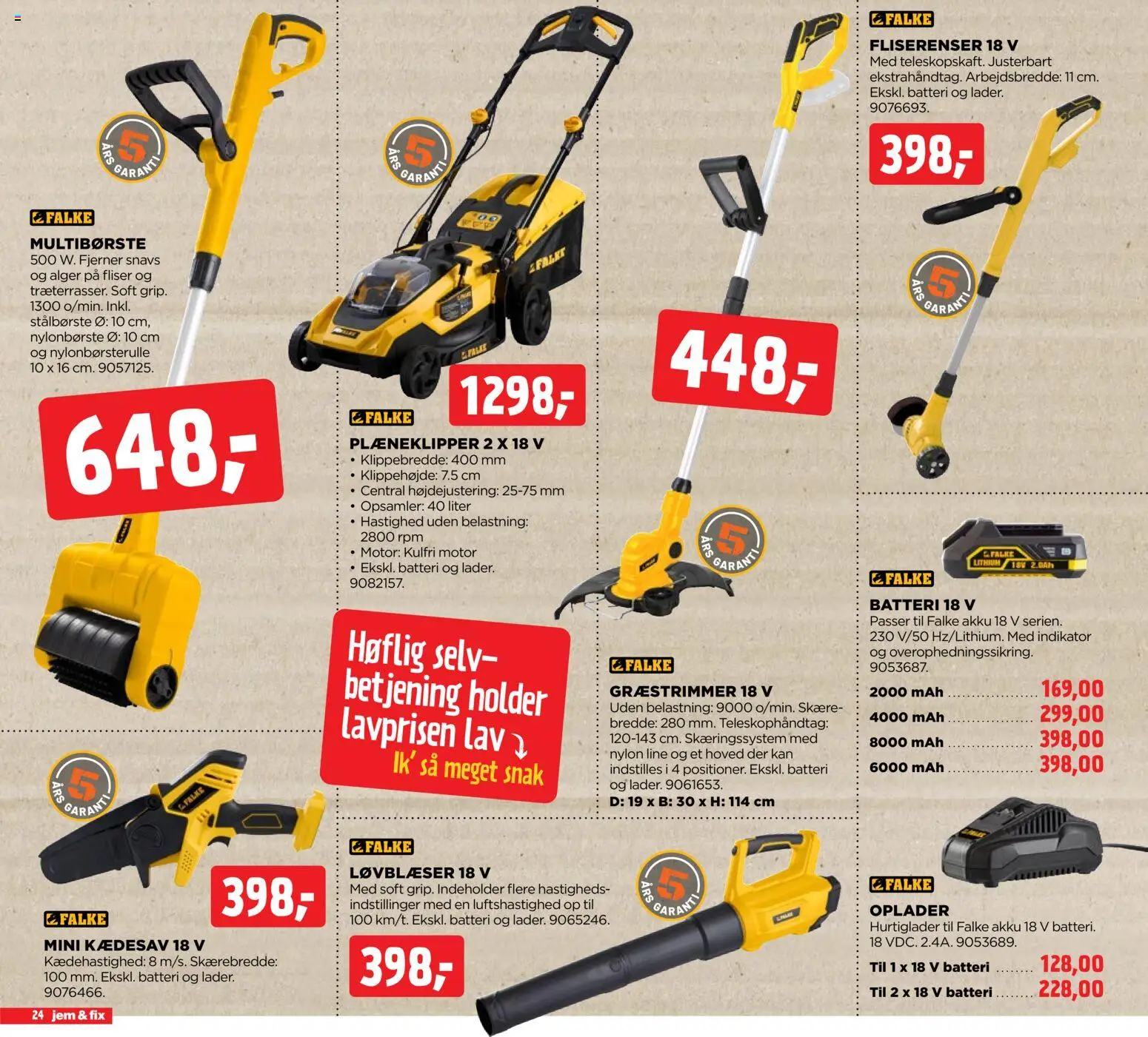 Jem & fix tilbudsavis – gyldig fra 26.04.2026 | Side: 24 | Produkter: Batteri