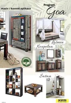 Náhled letáku Sconto nábytek katalog - Nábytek z masivu od 01.01.2026 | Strana: 5 | Produkty: Nábytek, Koupelna