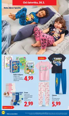 Katalog Lidl - Pregled kataloga iz trgovine Lidl, vrijedi od 23.03.2026 | Stranica: 46 | Proizvodi: Kutija, Čarape, Pidžama