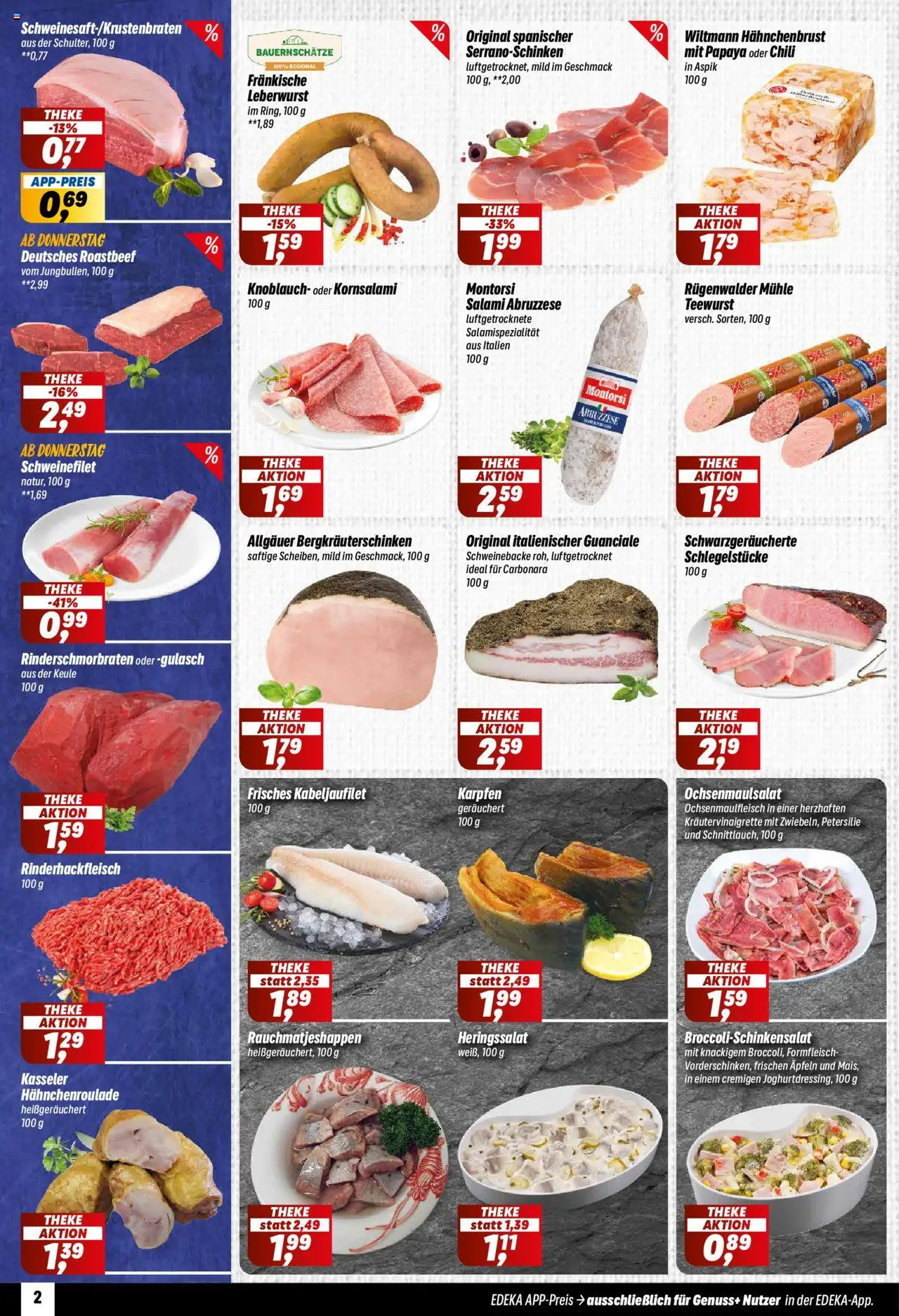 Simmel Prospekt 	 – gültig ab 29.09.2025 | Seite: 2 | Produkte: Theke, Knoblauch, Chili, Salami