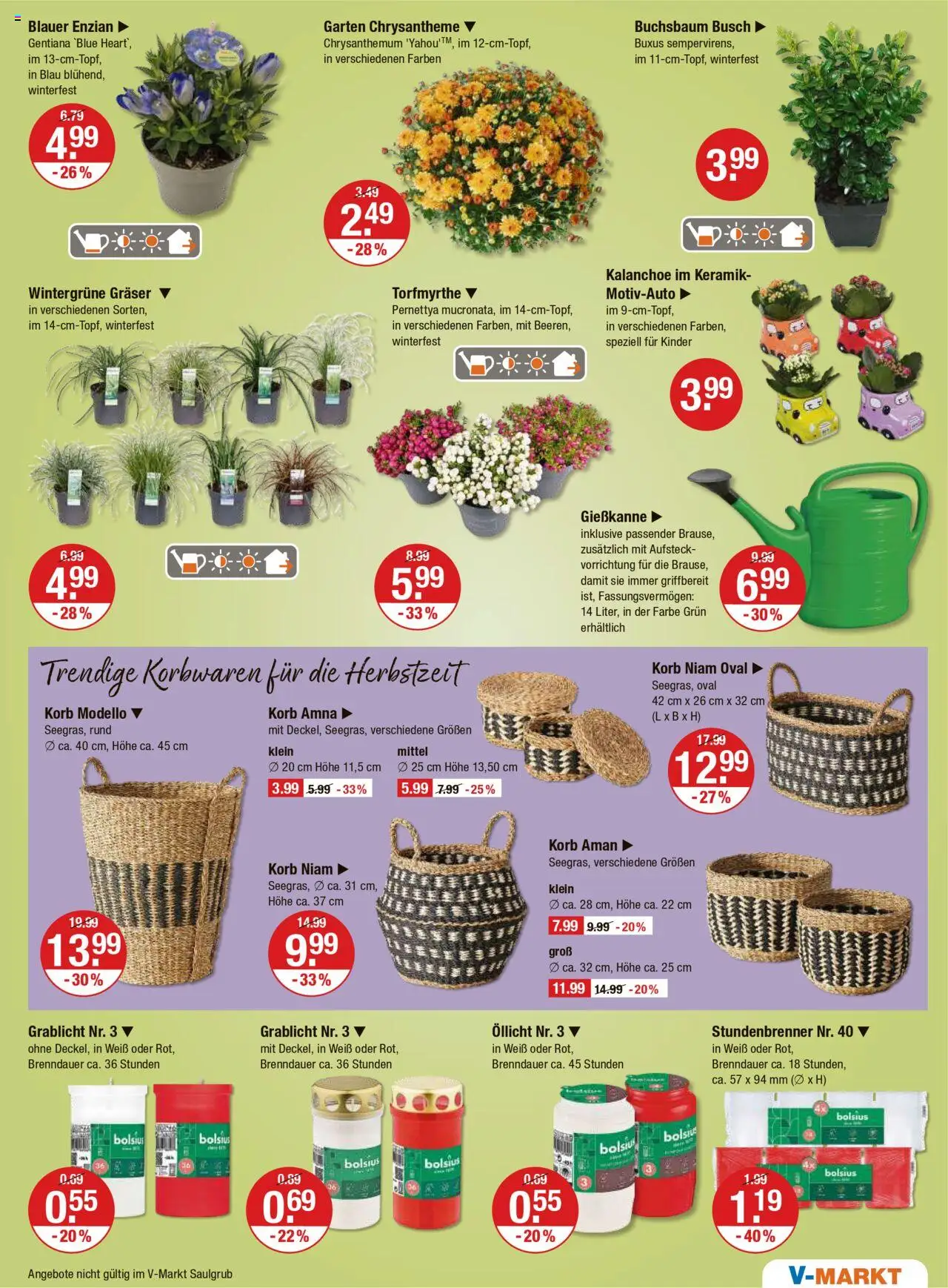 V-Markt - Schwaben/Oberbayern - gültig ab dem 28.08.2025 | Seite: 13 | Produkte: Korb