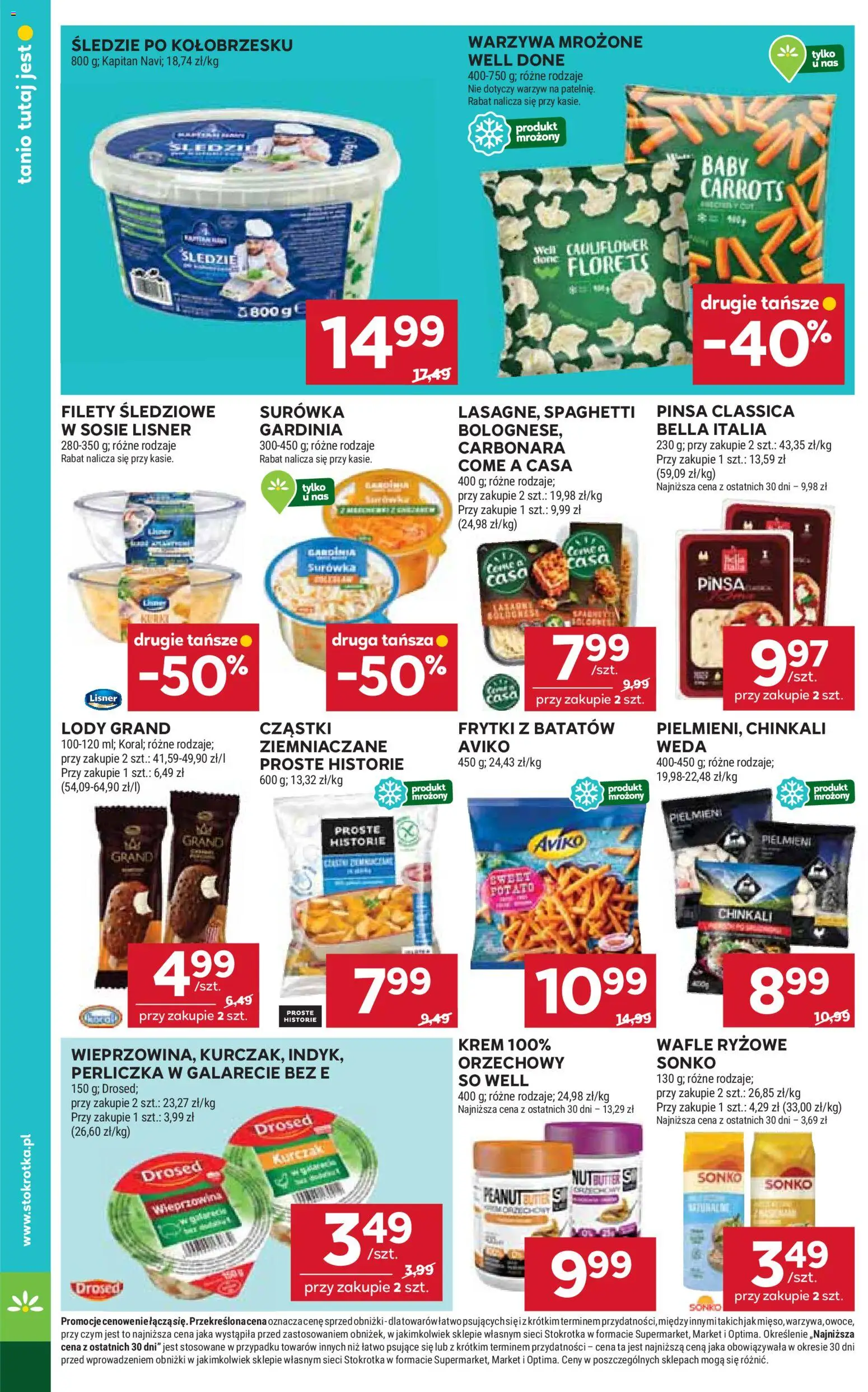 Stokrotka gazetka od 05.03.2026 | Strona: 40 | Produkty: Kurczak, Stokrotka, Wafle ryżowe, Lody