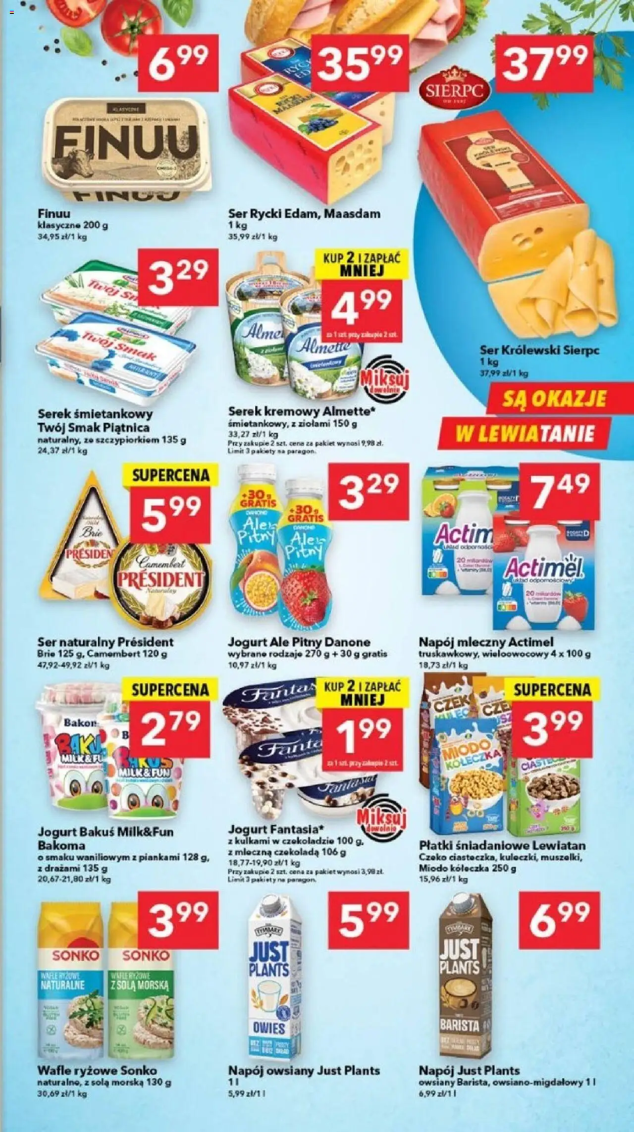 Lewiatan gazetka - Gdańsk od 28.08.2025 | Strona: 3 | Produkty: Napój owsiany, Serek, Camembert, Płatki