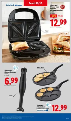 LIDL - Prévisualisation de Silvercrest® Poêle à crêpes, Poêle à crêpes valide à partir de 16.10.2025 | Page: 47
