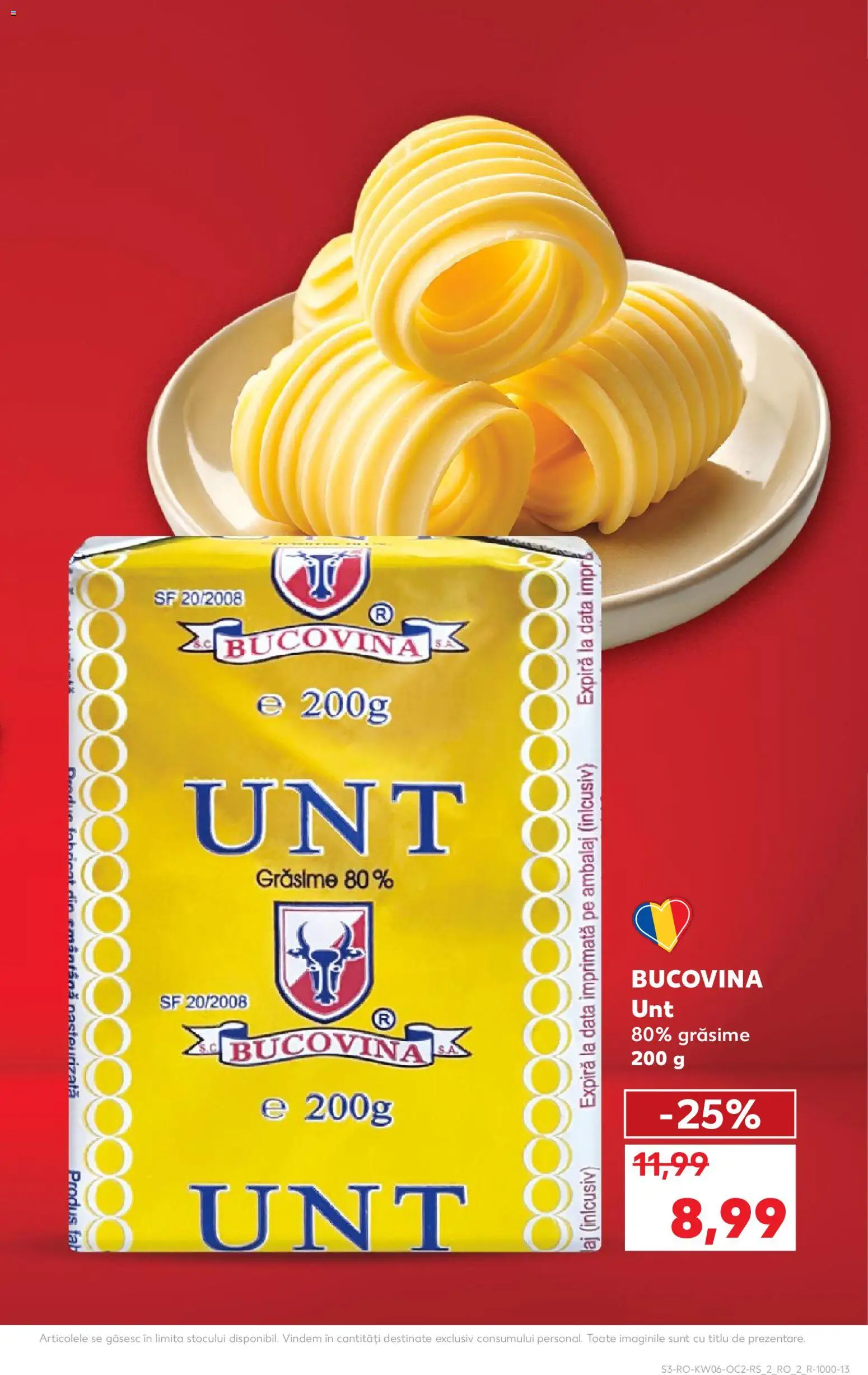 Noul catalog Kaufland – valabil de la 04.02.2026 | Pagină: 3 | Produse: Unt