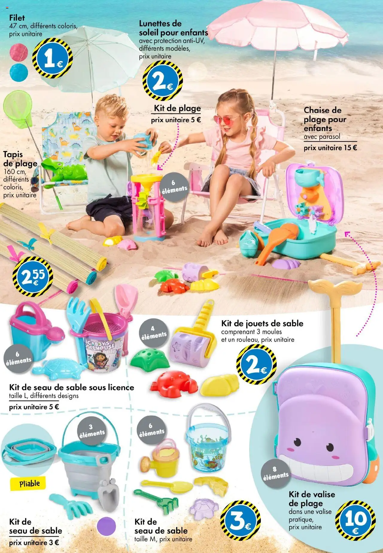  | Page: 16 | Produits: Jouets, Parasol, Valise, Lunettes