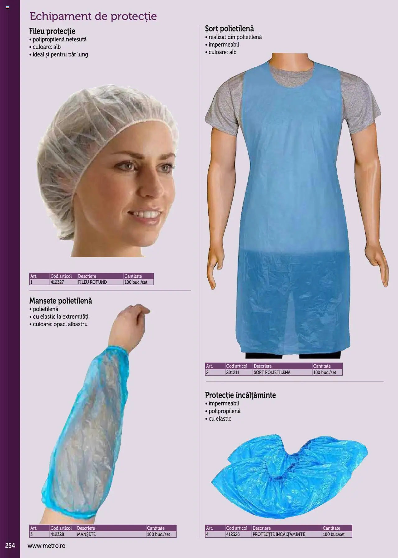 Noul catalog Metro – valabil de la 17.09.2025 | Pagină: 254 | Produse: Șort, Bornoz takımı