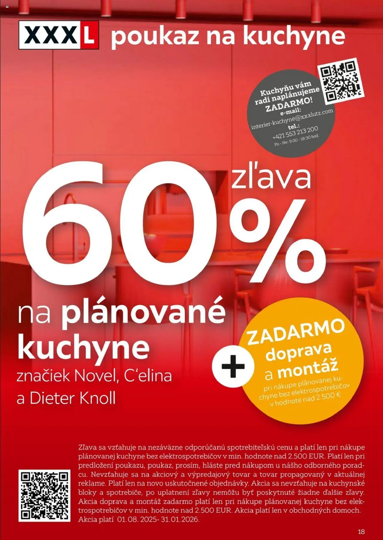 XXXLutz byť verným zákazníkom sa naozaj oplatí │ platný od 01.08.2025 | Strana: 18 | Produkty: Kuchyne
