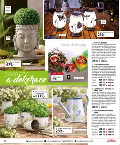 Náhled letáku Velký Košík katalog duben 2026 od 01.04.2026 | Strana: 44 | Produkty: Lucerna, Baterie, Květináč, LED